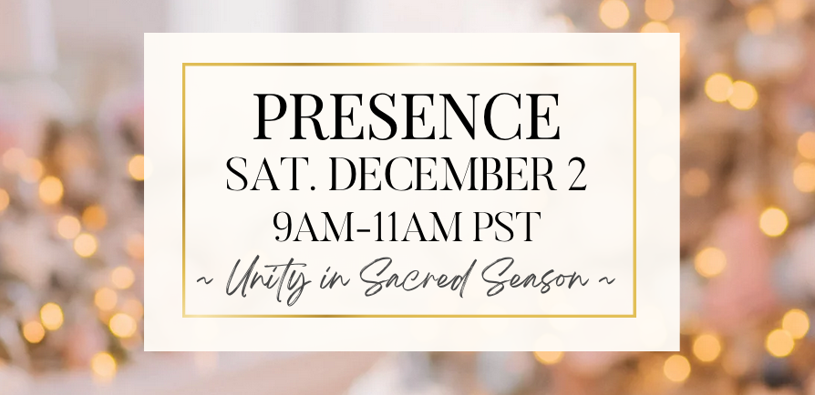 December Presence: Sacred Season Prep
